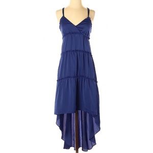 NWT BANANA REPUBLIC Monogram Tiered High Low Dress